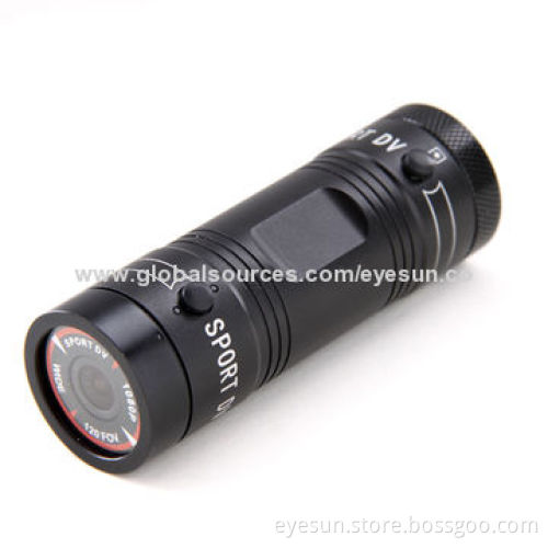 H.264 HD 1080P Portable Action Camera with Waterproof, Photo/Video Function, Supports 2-32GB TF Card